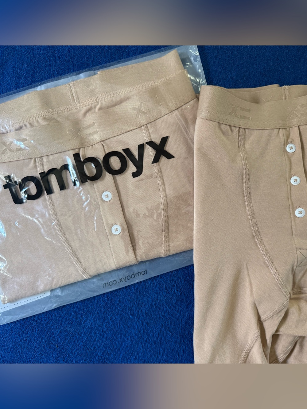 Two-pack 6" Fly Boxer Briefs in Chai